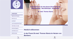 Desktop Screenshot of hno-stania.de